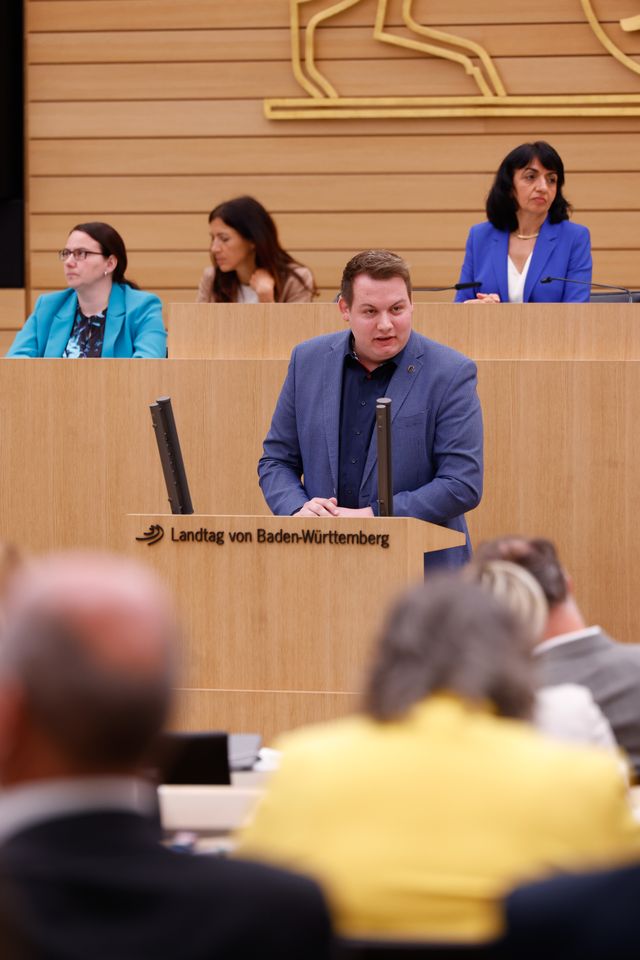 Im Landtag im Einsatz