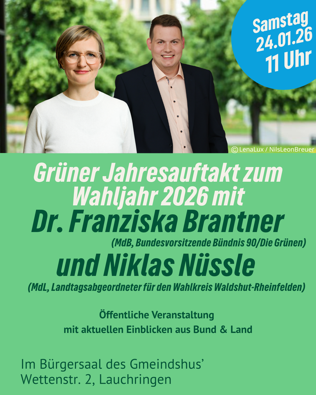 Neujahrsempfang mit Franziska Brantner